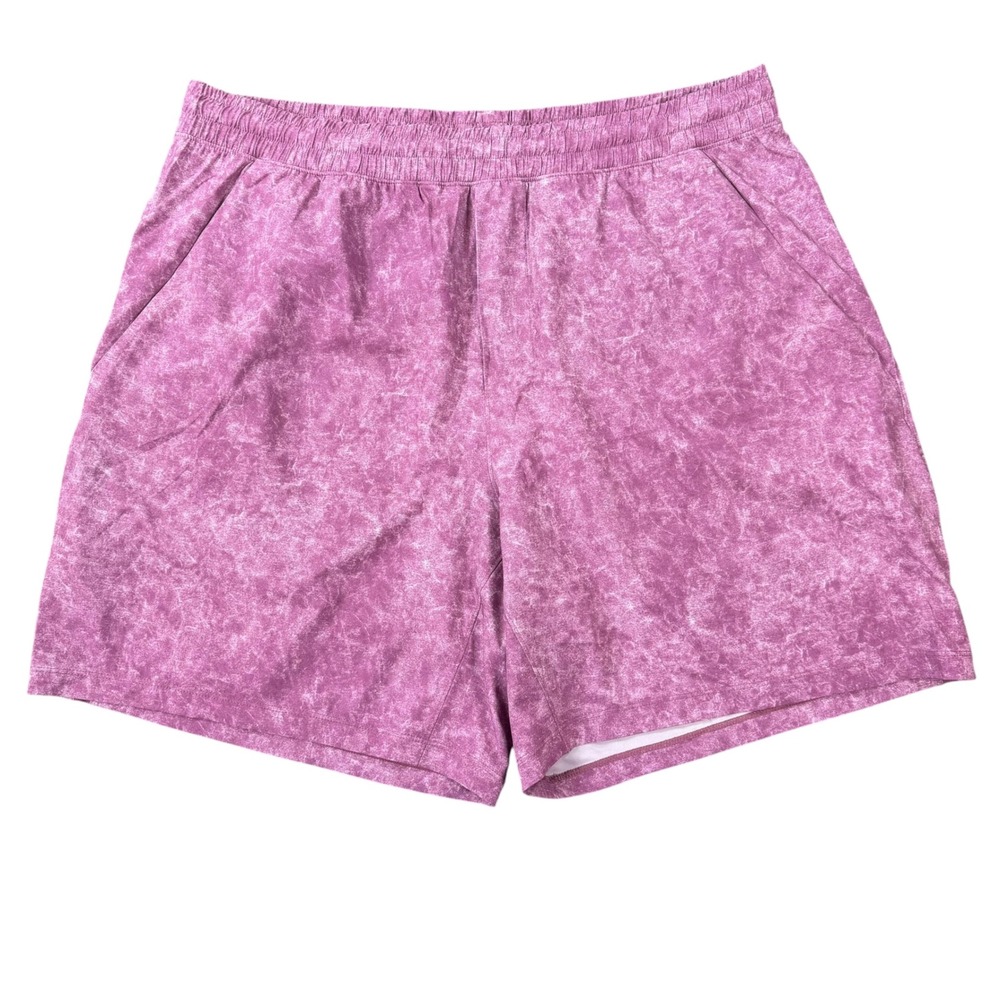 Lululemon Mens Pace Breaker Linerless Purple Athletic Gym Shorts Size XL